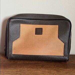 Dunhill Brown and Tan Clutch